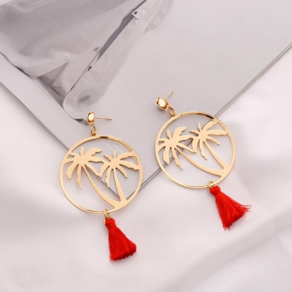 Lana Bean Jewels Jewelry - Melissa| Palm tree earrings